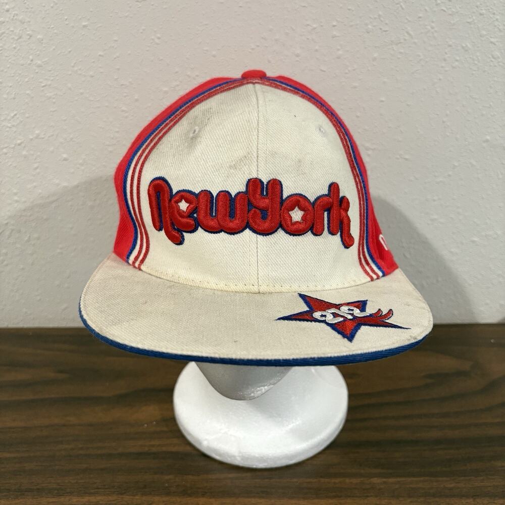 KBETHOS New York NY 212 Hat Cap Red‎ XL 3D Embroidered Vintage 90s Streetwear